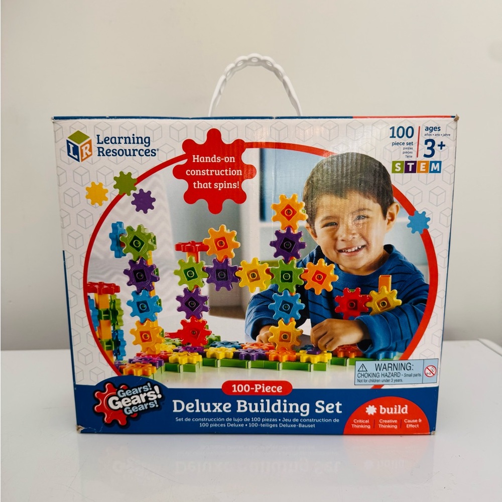Learning Resources Gears! Gears! Gears! Deluxe Building Set - 100 Pieces